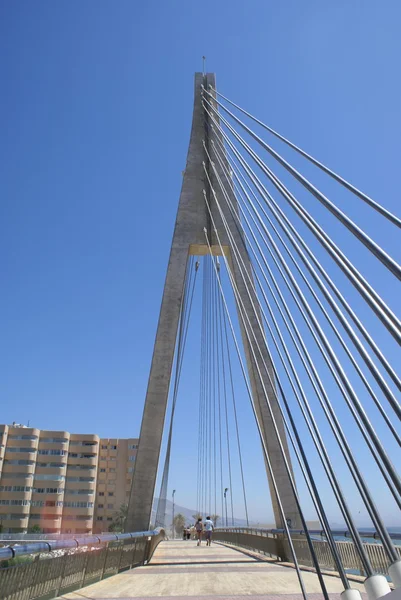 Hängebrücke, costa del sol, fuengirola, malaga, andalusia, spanien — Stockfoto