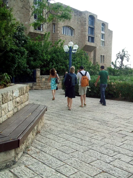 Amigos saliendo, Park Midron Yafo, Israel, Medio Oriente —  Fotos de Stock