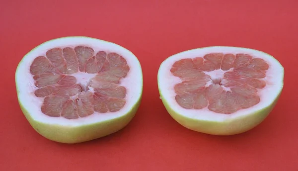 Grapefruity. kousky grepu — Stock fotografie