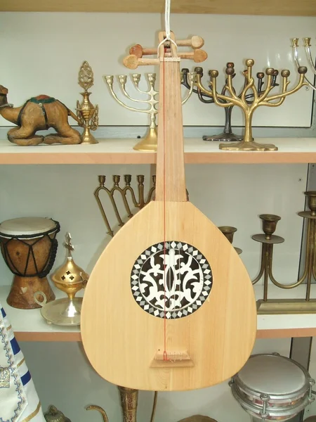 Luta och ornament i en butik i Israel, Mellanöstern — Stockfoto