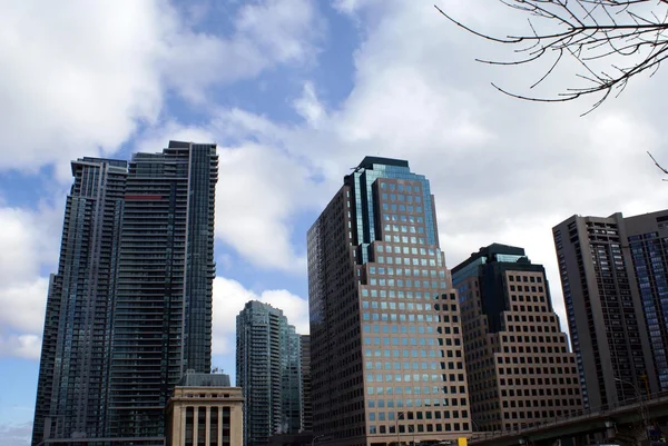 Vista città, centro città, Toronto, Ontario, Canada — Foto Stock