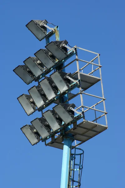 Stadion schijnwerpers — Stockfoto