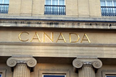 Kanada. mimarisi. Cephe. Kanada Binası