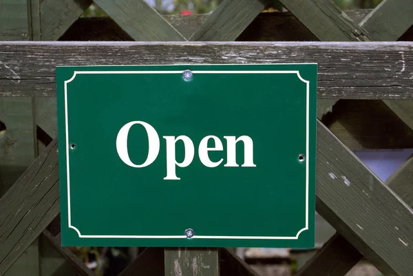 Open. sign. open sign — Stock Photo, Image