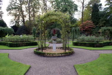 Gül Bahçesi, Warwick Castle, Warwick, Warwickshire, İngiltere