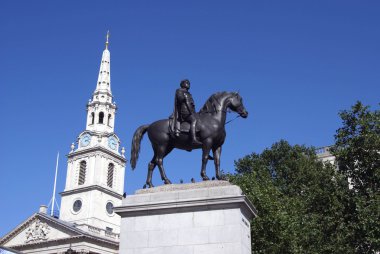 King George VI heykel ve Kilisesi, St-Martin-içinde--Fields, Londra, İngiltere