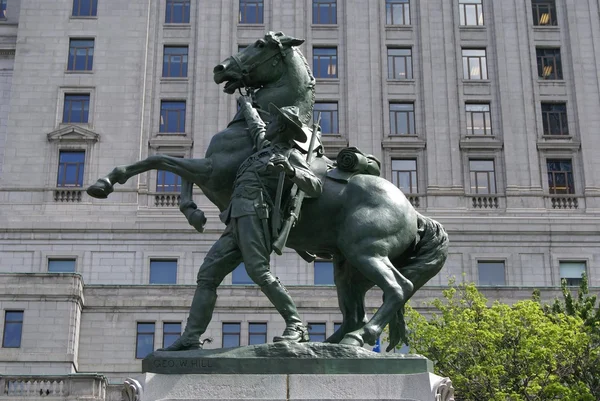 Boer War Memorial, Dorchester Square, Montreal, Quebec, Canada — Stock Photo, Image