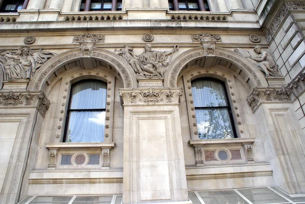 Ministerstvu zahraničí. Zahraniční a Commonwealth Office (Fco), Whitehall, Londýn, Velká Británie — Stock fotografie