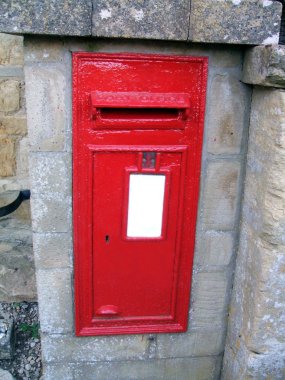 Kırmızı postane posta kutusu. Kırmızı posta kutusu, Londra, İngiltere, Birleşik Krallık