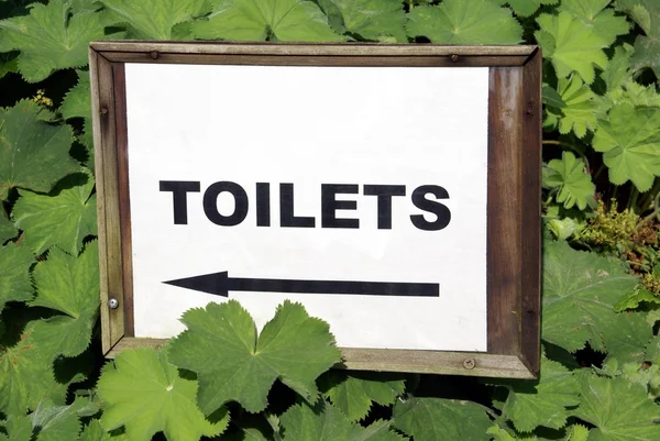 Toiletten teken — Stockfoto