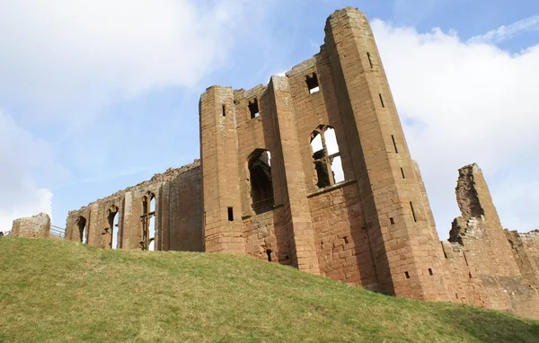 Yıkık kalede, kale Kenilworth, Kenilworth, Warwickshire, İngiltere — Stok fotoğraf