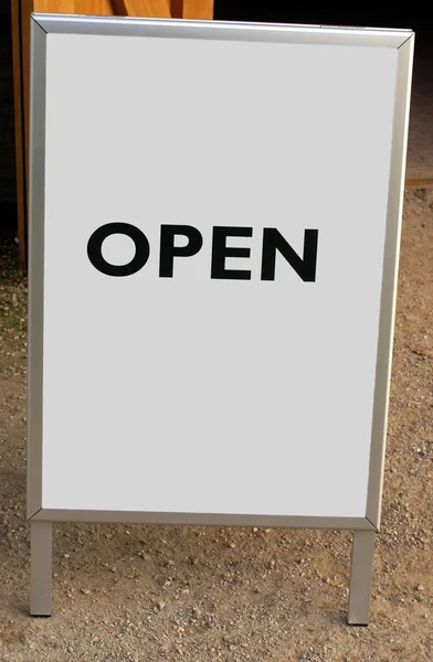 Open sign — Stock Photo, Image