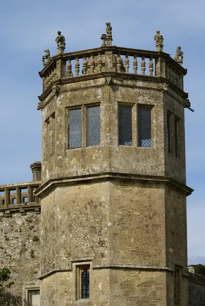 Sharington'ın kule, Lacock Manastırı, Lacock, Wiltshire, İngiltere — Stok fotoğraf