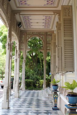 Abhisek Dusit taht Salonu, Dusit Palace, Bangkok, Tayland, Asya