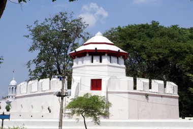Şehir parapet mahakan kale Bangkok, Tayland, Asya