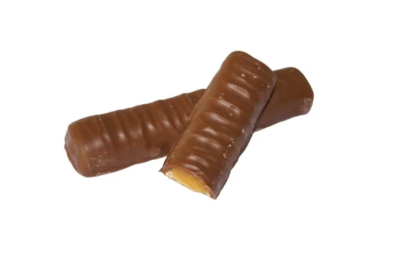 Chokladkaka med sockerkulör — Stockfoto