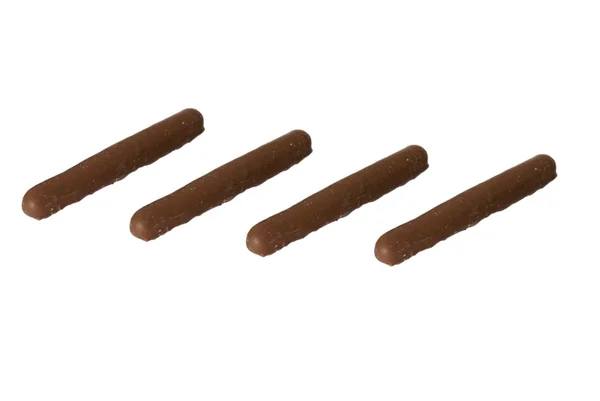 Печенье с шоколадными пальцами — стоковое фото