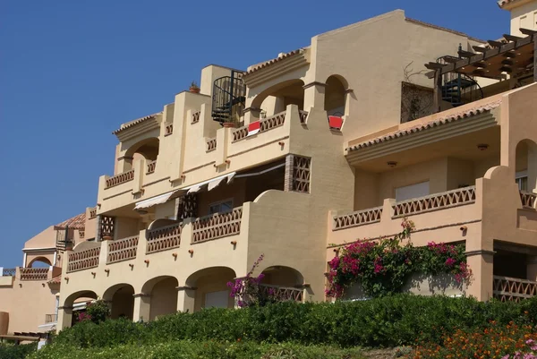 Spanish balconies — Stock Photo, Image