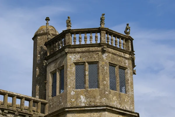 Turm der lacock abtei, lacock, wiltshire, england — Stockfoto