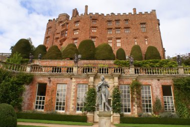 Powis Kalesi, Welshpool, Powys, Galler, İngiltere