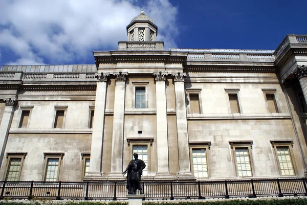 Národní galerie, Trafalgar Square, Londýn, Anglie — Stock fotografie