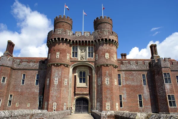 Herstmonceux Castle entrance, East Sussex, England — Stock Photo, Image