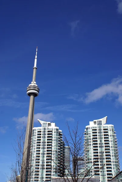 CN Tower in Downtown Toronto, Ontario, Canada — Stock Photo, Image