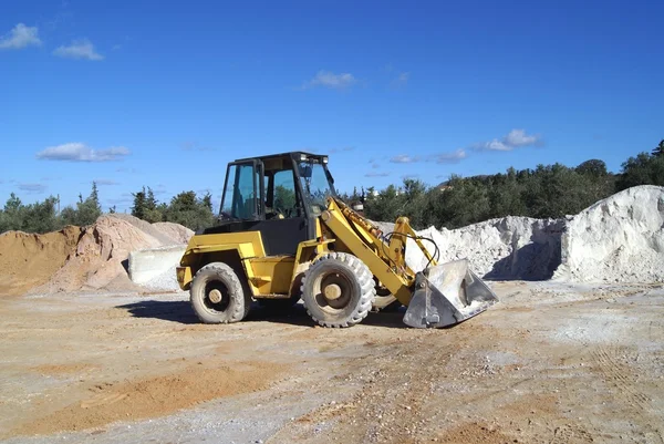 Bulldozer konstruktion fordon Stockfoto