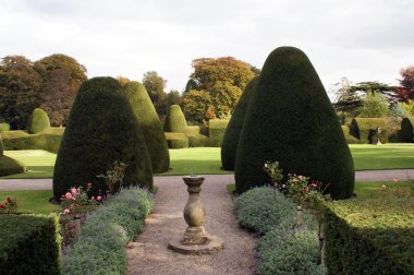 Chirk kale Bahçe, Wrexham, Galler, İngiltere