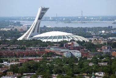 Havadan görünümü, Montreal bahçeniz, Montreal şehri, Quebec, Kanada