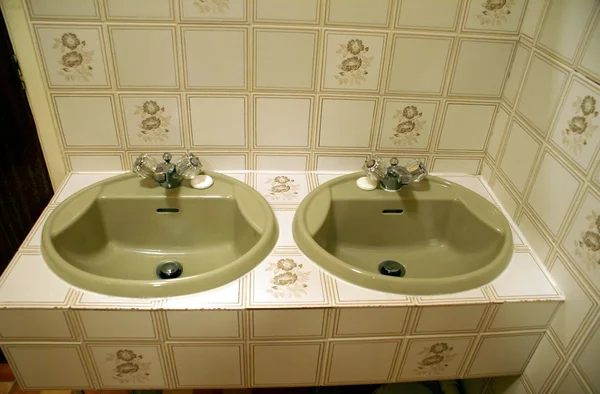 Hand wash sinks — Stock Photo, Image