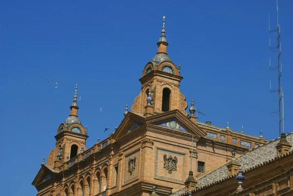 Plaza de espana, Sevilla, Andalusie, Španělsko — Stock fotografie