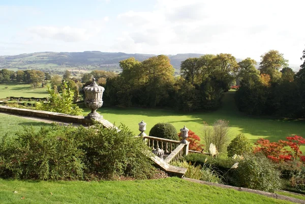 Powis castle garden, Welshpool, Pays de Galles, Angleterre — Photo