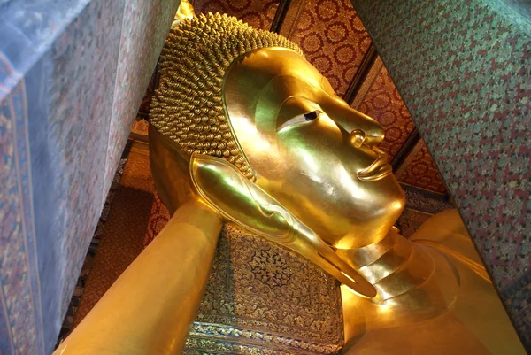 Wat Pho. Temple du Bouddha couché, Bangkok, Thaïlande, Asie — Photo