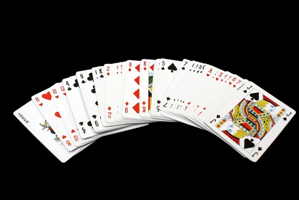 玩纸牌。游戏。赌博卡 — 图库照片