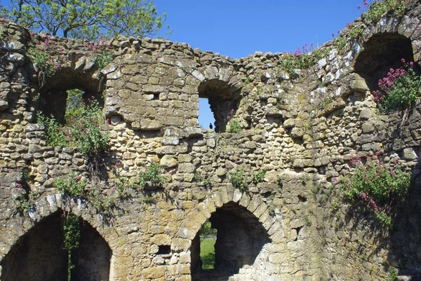 Ruïnes van de toren van een horloge, Leeds castle, Kent, Engeland — Stockfoto