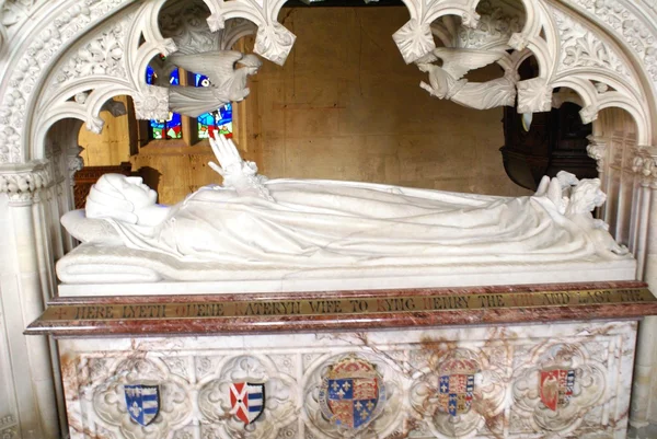 Гробница королевы Кэтрин Парр, церковь Святой Марии, Часовня Замка Судли, Англия — стоковое фото