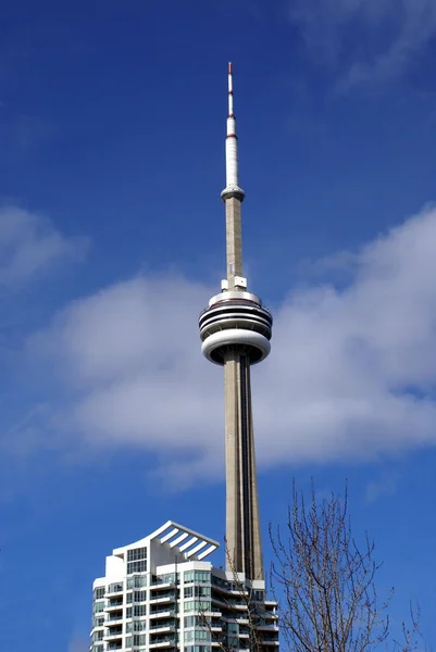 CN Tower, โตรอนโต, ออนตาริโอ, แคนาดา — ภาพถ่ายสต็อก