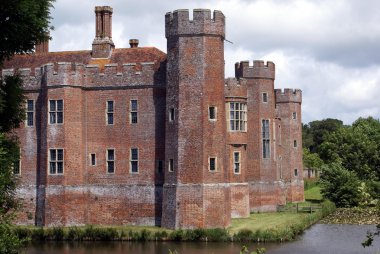 Herstmonceux Castle Herstmonceux, East Sussex, İngiltere'de