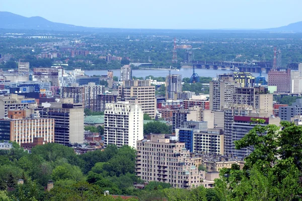 Veduta aerea della città di Montreal, Quebec, Canada — Foto Stock