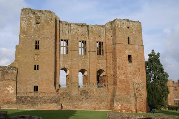 Kenilworthský hrad v Castle Green, Kenilworth, Warwickshire, Anglie — Stock fotografie