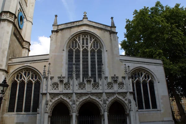 Gotik pencere Westminster Abbey, London, İngiltere — Stok fotoğraf