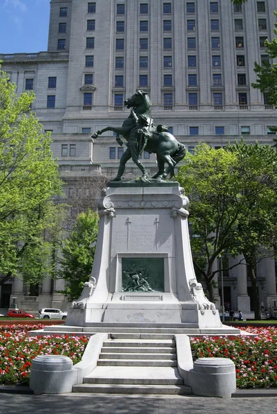 Boer War Memorial a Dorchester Square a Montreal, Quebec, Canada — Foto Stock