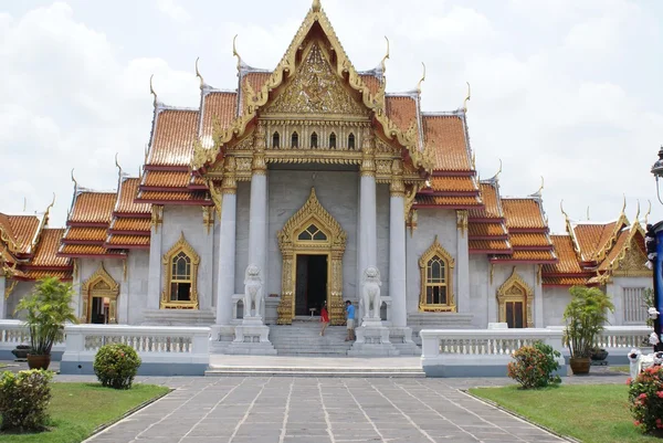 Wat Benchamabophit v Bangkoku, Thajsko, Asie — Stock fotografie