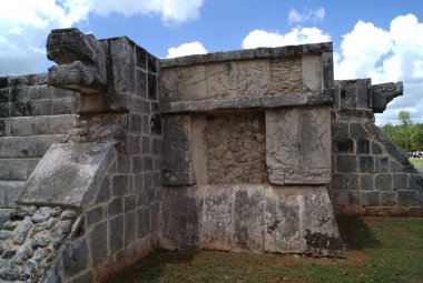 Büyük Plaza 'daki Venüs Platformu, Chichen Itza, Meksika