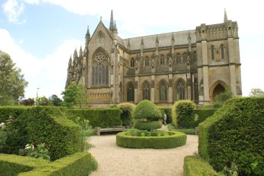 Fitzalan Şapel. Arundel Kalesi Bahçe Arundel, West Sussex, İngiltere'de
