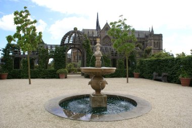 Arundel Kalesi çeşme arundel, Batı sussex, İngiltere'de