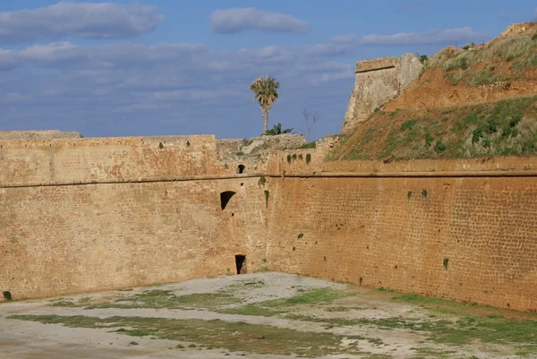 Venetianska fästningen väggar i Chania på Kreta, Grekland — Stockfoto