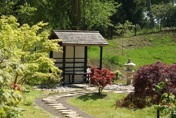 Summerhouse of a Japanese Garden — Stock Fotó