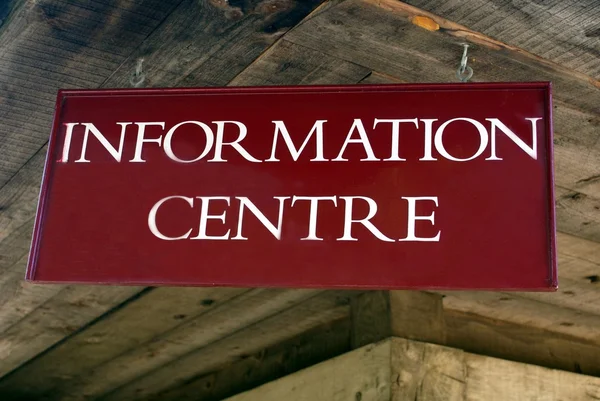 Information center sign — Stock Photo, Image
